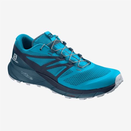 Salomon SENSE RIDE 2 Mens Running Shoes Blue | Salomon South Africa